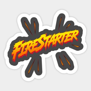 fire starter Sticker